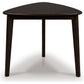 Mallenette - Triangle Dining Room Table - Merlot
