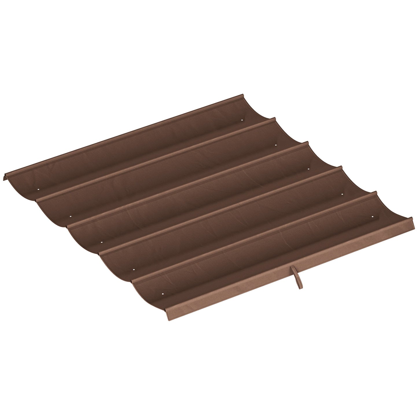 Retractable Replacement Pergola Canopy for 10' x 10' Pergola, Pergola Cover Replacement, Coffee