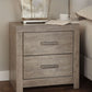 Culverbach - Gray - Two Drawer Night Stand