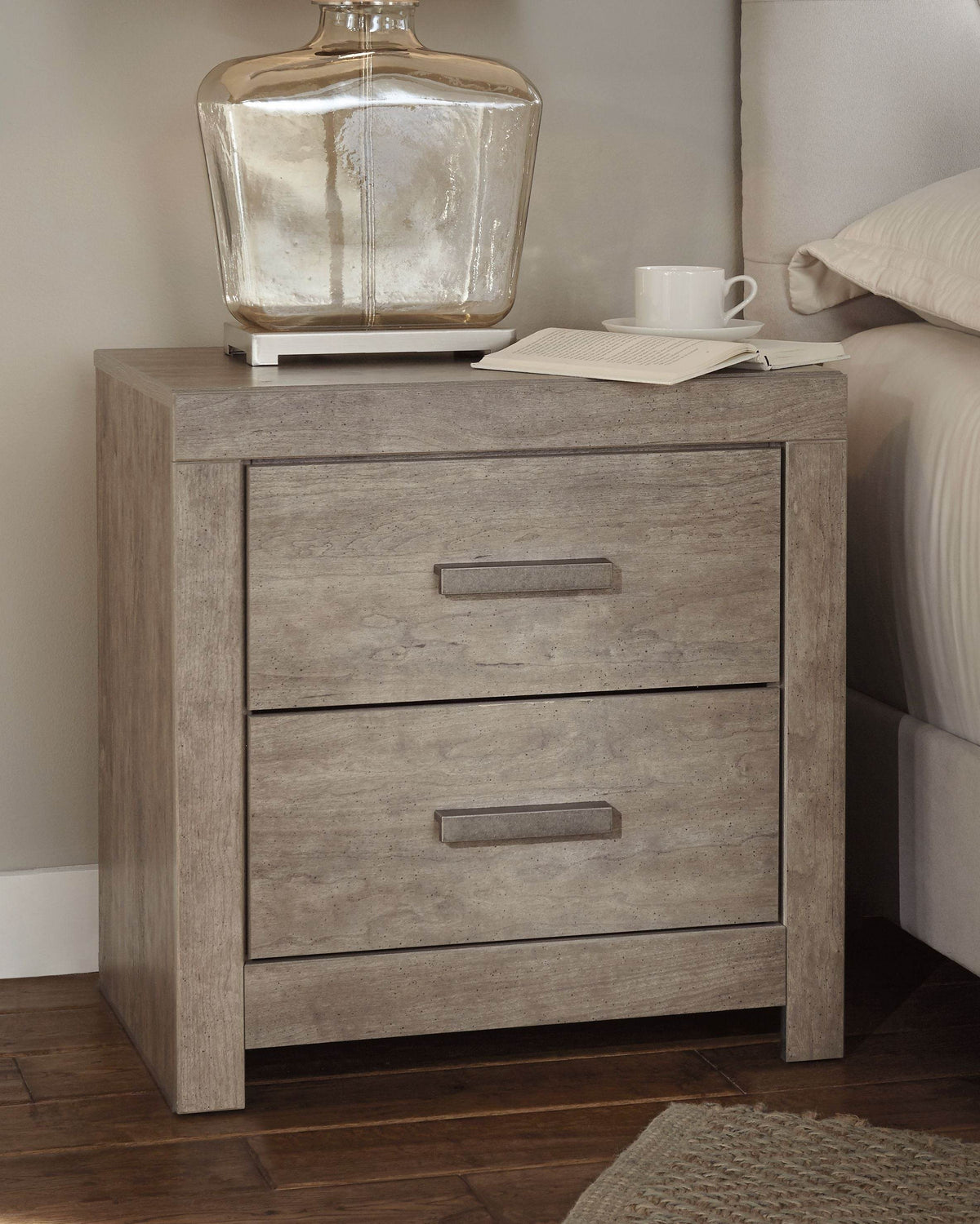 Culverbach - Gray - Two Drawer Night Stand - Forward Furniture