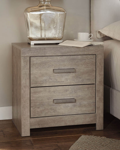 Culverbach - Gray - Two Drawer Night Stand - Forward Furniture