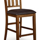 Ralene - Upholstered Barstool (Set of 2) - Medium Brown
