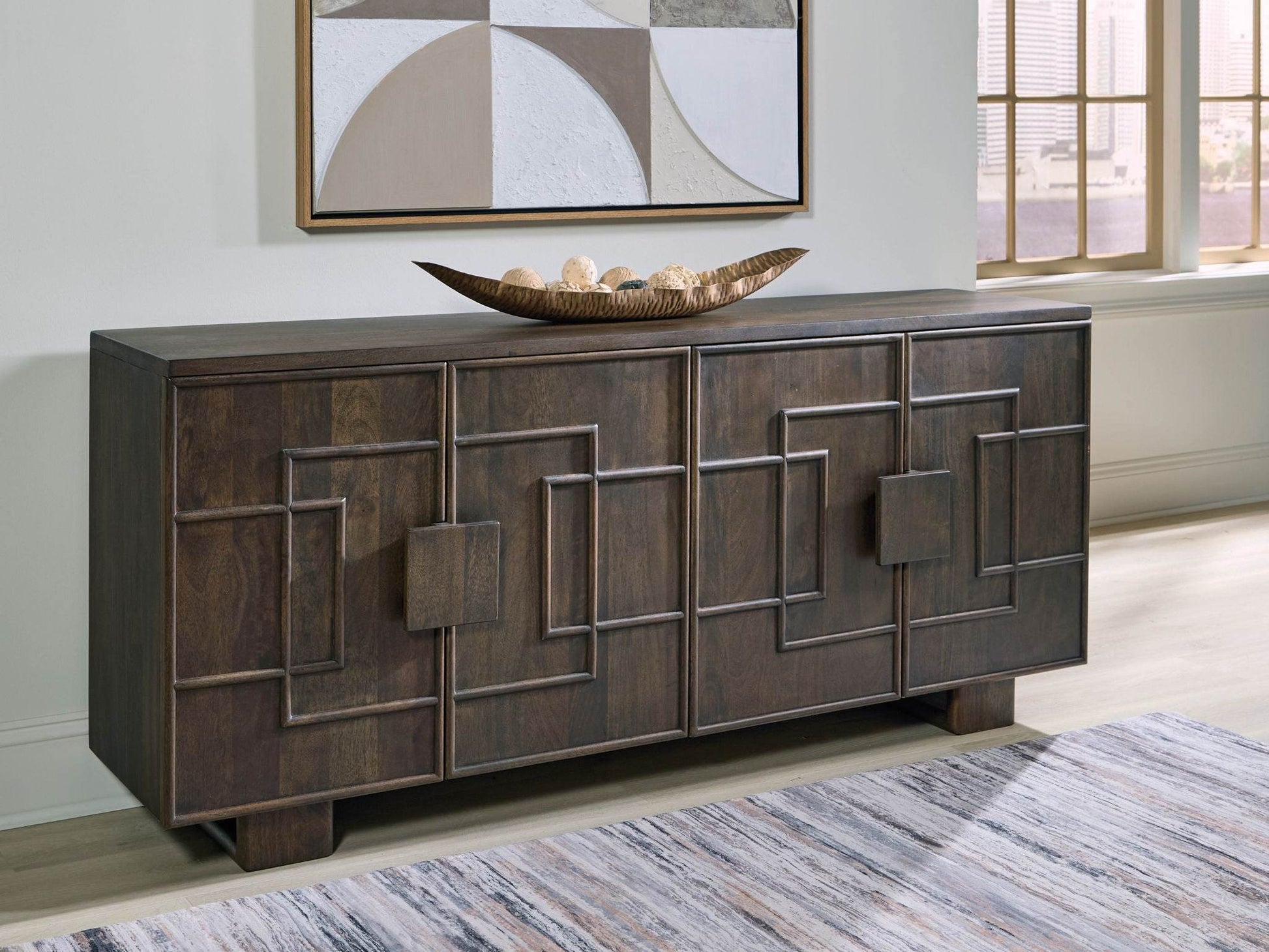 Cato - Dark Brown - Accent Cabinet - Forward Furniture