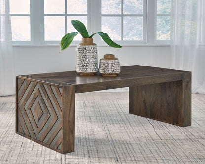 Dreggan - Brown - Rectangular Cocktail Table - Forward Furniture