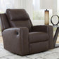 Lavenhorne - Granite - Rocker Recliner - Faux Leather