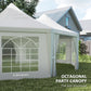 16' x 22' Wedding Event Party Tent High Peak Octagonal Outdoor Gazebo Canopy with Removable Walls, for Weddings, Parties, White