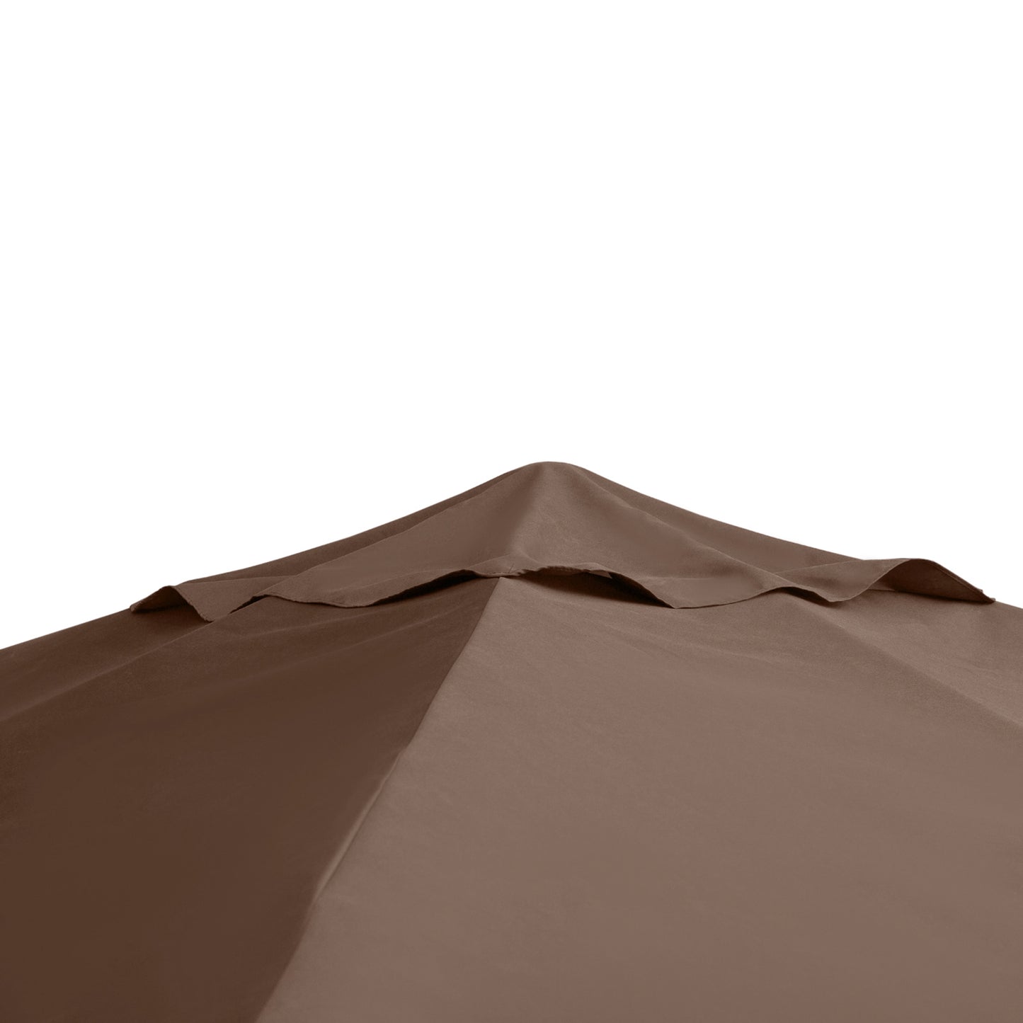 10' x 10' Square Gazebo Canopy Replacement UV Protected Top Cover Sun Shade Coffee