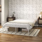 Metal Queen Platform Bed Frame with Headboard, Steel Slat Support, Underbed Storage, No Box Spring Needed, Easy Assembly