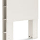 Aprilyn - Twin Bookcase Headboard - White