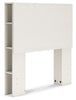 Aprilyn - Twin Bookcase Headboard - White