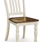 Wirloni - Dining Room Side Chair (Set of 2) - Antique White / Brown