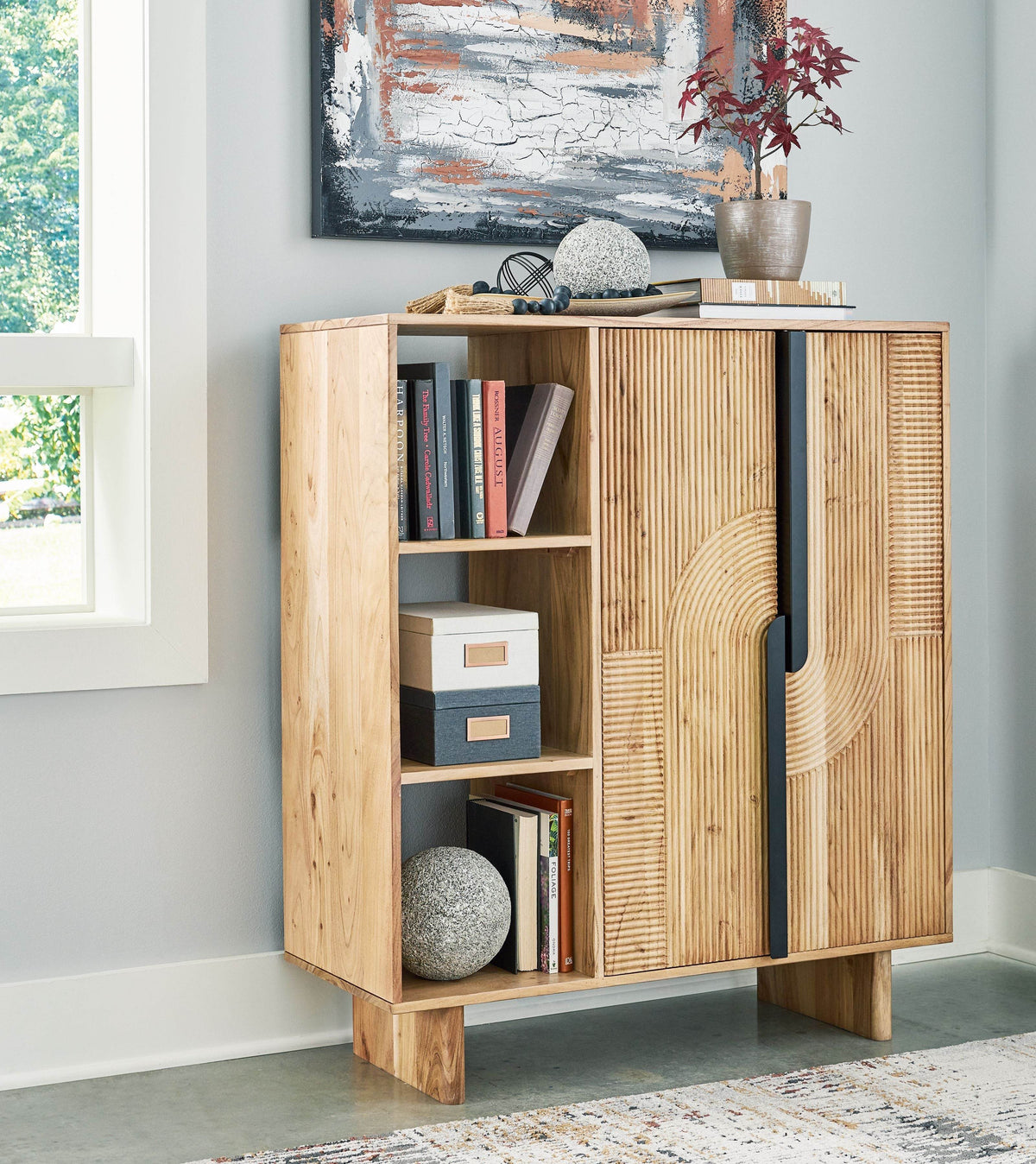 Kierwell - Natural - Accent Cabinet - Forward Furniture