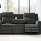 Martinglenn - Ebony - Power Reclining Sofa - Fabric