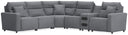 6 Pc. Power Reclining Sectional With Audio Console
