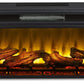 Entertainment - Black - Fireplace Insert - Rectangular