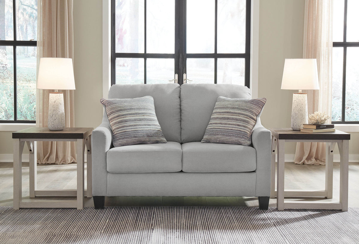 Adlai - Shadow - Loveseat - Forward Furniture