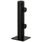 Deck Mount Umbrella Holder, Outdoor Umbrella Base Stand for Deck, Dock, Patios Garden, Pontoon, Black