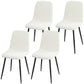 Upholstered Dining Chairs Set of 4 - Cream