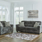 Lonoke - 2 Pc. - Sofa, Loveseat - Gunmetal
