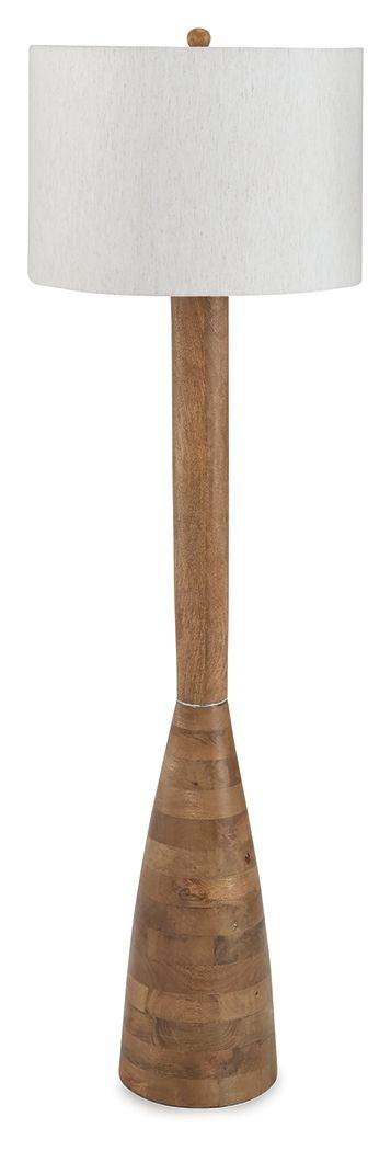 Ailsa - Natural Brown - Wood Floor Lamp - Forward Furniture