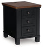 Wildenauer - Chair Side End Table - Brown / Black
