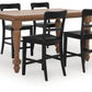 Greddinton - Counter Height Dining Table Set
