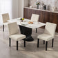 Dining Chairs Set of 4 with Padded Seat - Beige