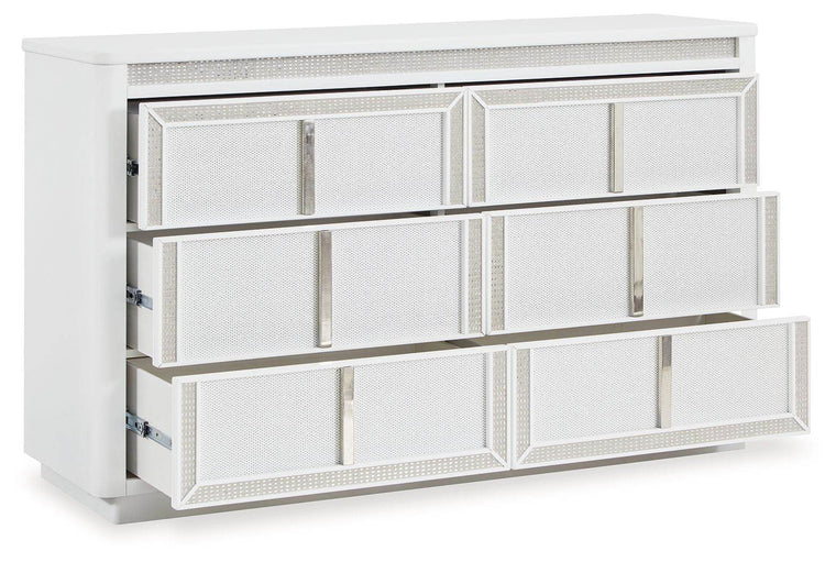 Chalanna - White - Dresser - Forward Furniture
