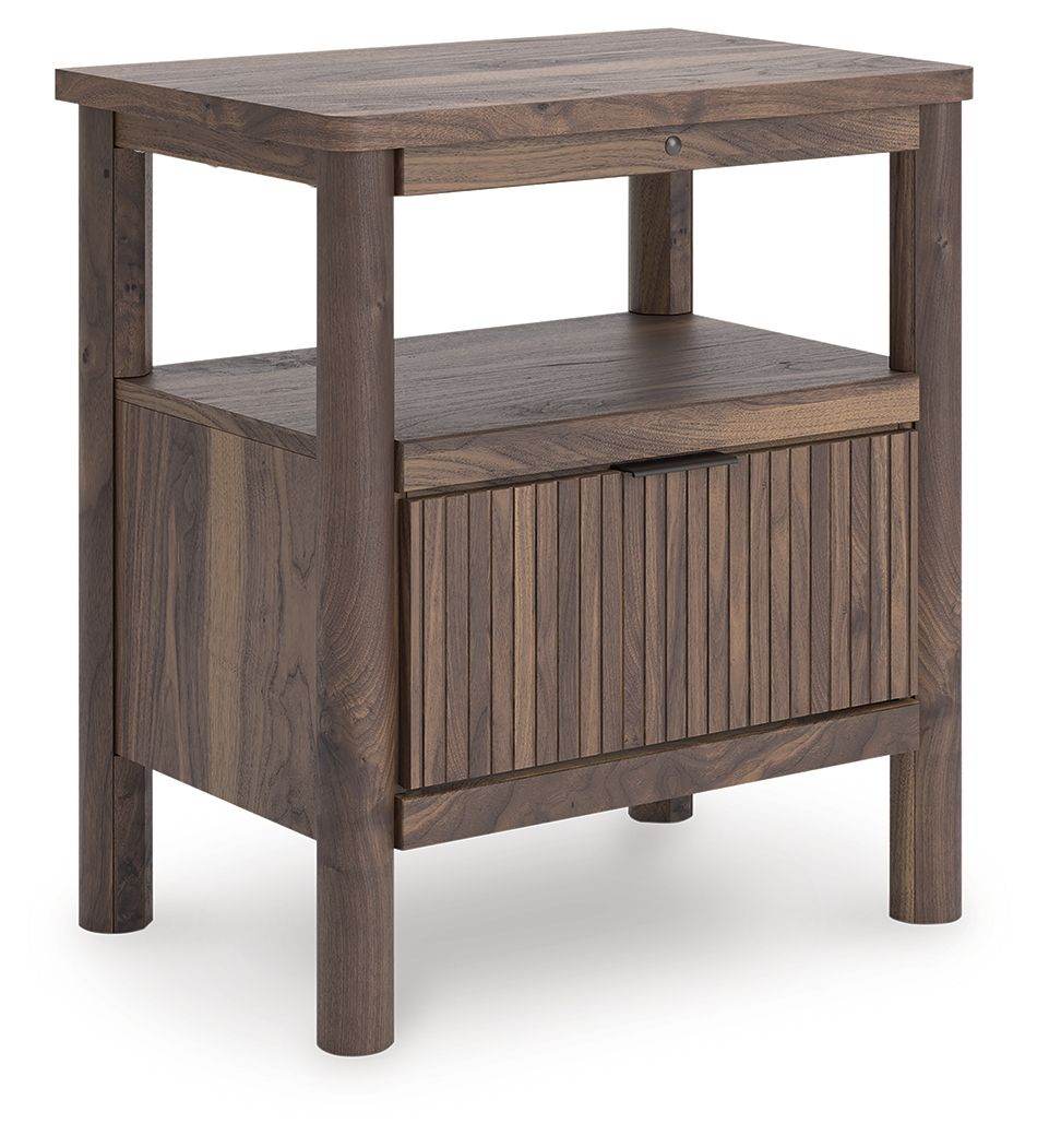 Pamytta - Brown - One Drawer Night Stand - Forward Furniture