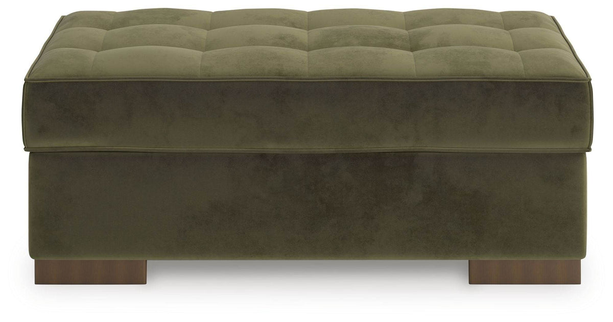 Caspian-Town - Olive - Oversized Accent Ottoman - Forward Furniture