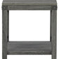 Freedan - Grayish Brown - Square End Table