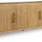 Niam - Light Antique Beige - Accent Cabinet