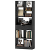 Tall Bookshelf with Drawer - Black