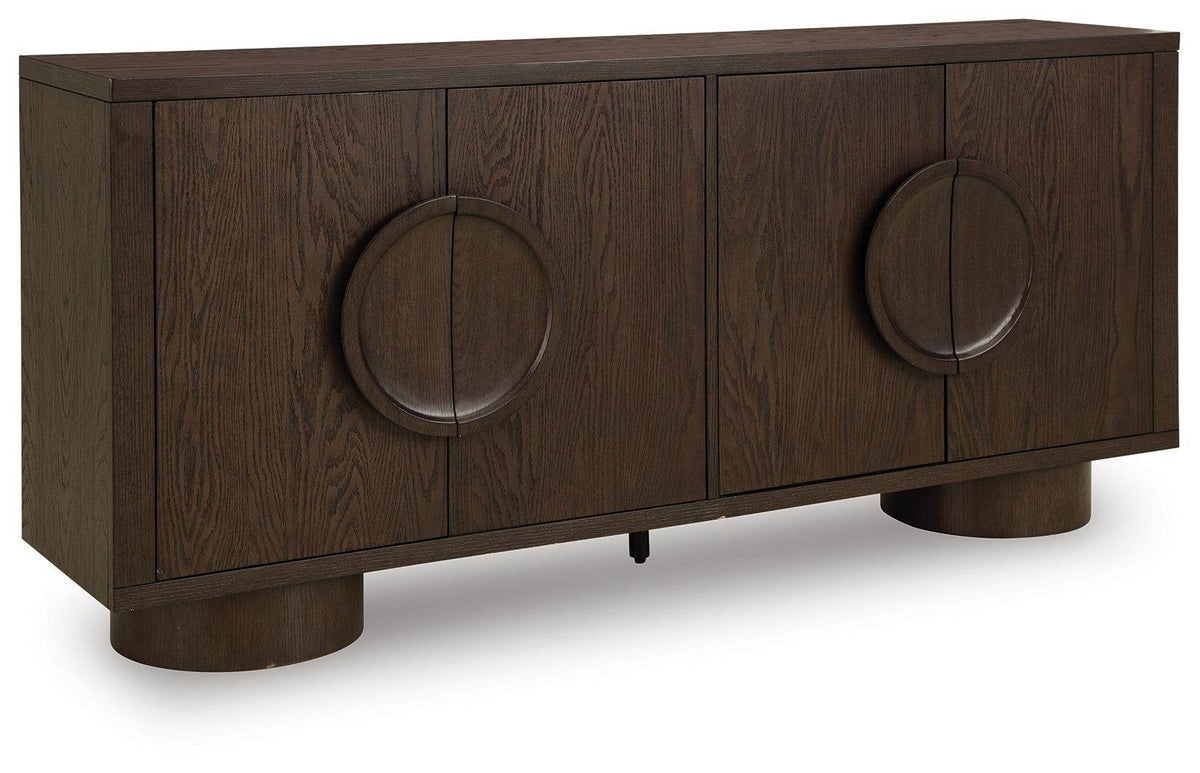 Veeda - Accent Cabinet - Dark Brown