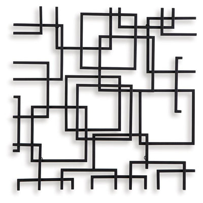 Aadanton - Black - Wall Decor - Forward Furniture