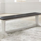 Darborn - Gray / Brown - Large Dining Room Bench