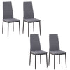 Linen Dining Chairs Set of 4 - Grey