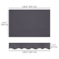 11' x 10' Retractable Awning Fabric Replacement Outdoor Sunshade Canopy Awning Cover, UV Protection, Grey