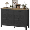 Farmhouse Sideboard Buffet Cabinet with 2 Drawers