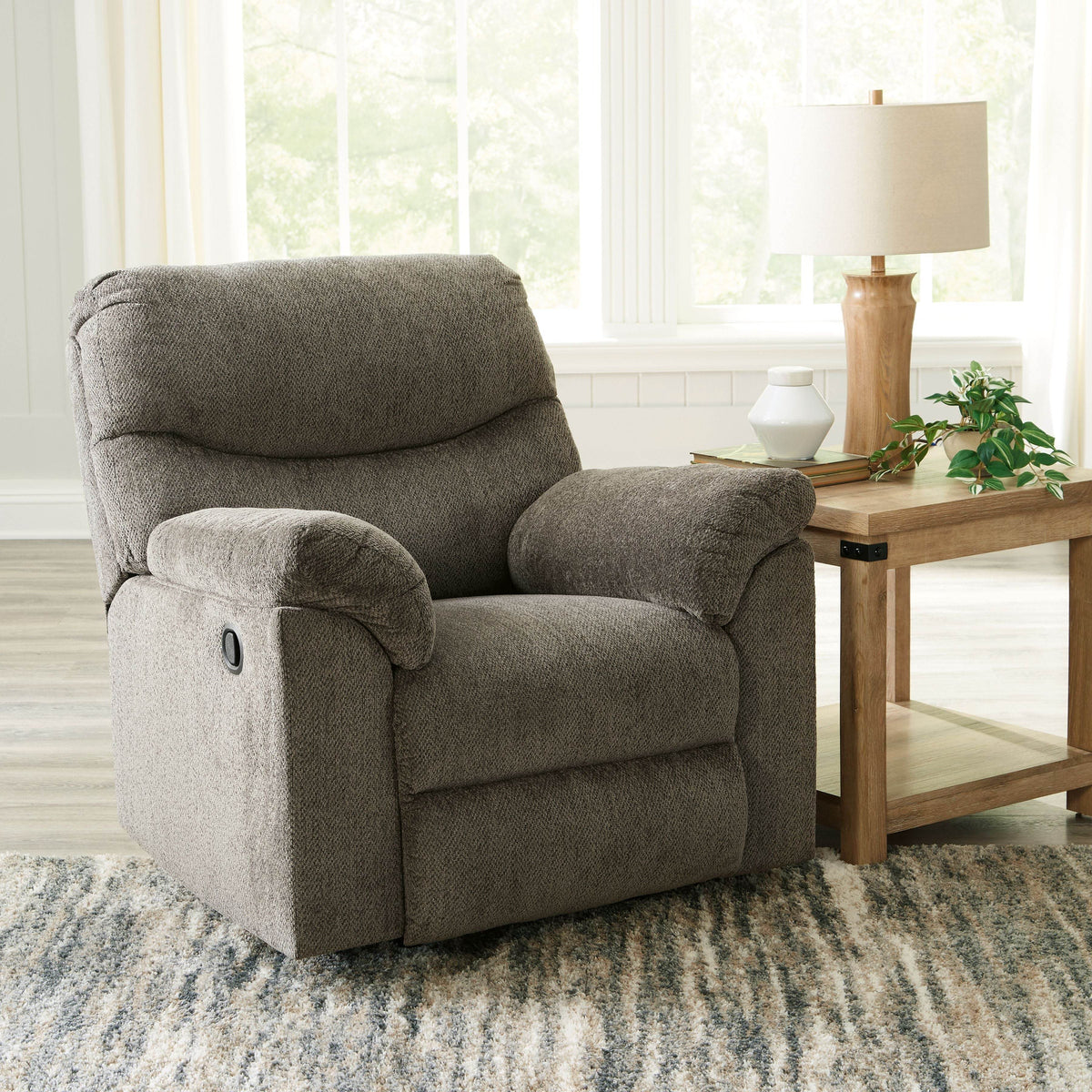 Alphons - Putty - Rocker Recliner - Fabric - Forward Furniture
