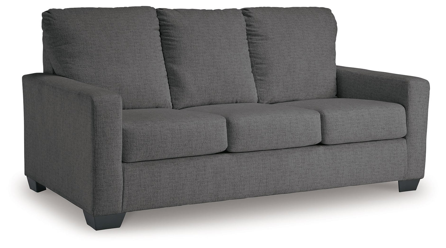 Rannis - Pewter - Full Sofa Sleeper - Fabric