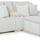 Top Tier - Alloy - 3-Piece Reclining Sectional Sofa With Raf Chaise - Fabric