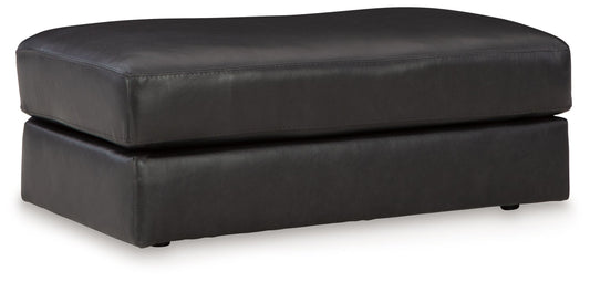 Amiata - Onyx - Ottoman - Leather Match