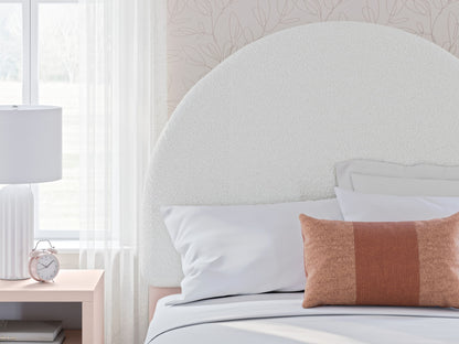 Wistenpine - Full Upholstered Panel Headboard - Blush