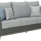 Elite Park - Gray - Sofa With Cushion