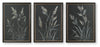 Janisburg - Wall Art Set (Set of 3) - Black / White / Brown