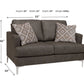 Arcola - Brown Dark - Rta Loveseat