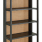 Abyard - Black / Natural - Bookcase