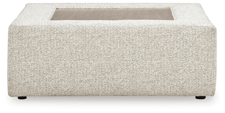 Ashbourne Estate - Oversized Accent Ottoman - Snowstone