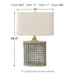 Deondra - Gray - Metal Table Lamp